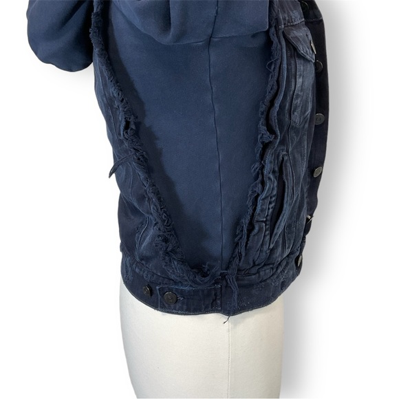 Citizens of Humanity Denim Hoodie Hybrid Jacket - Picture 5 of 11